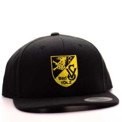 Snapback Cap schwarz/gelb